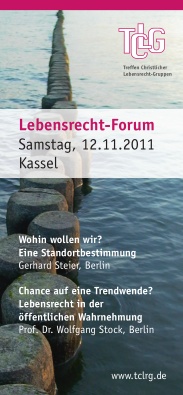 Lebensrecht-Forum am 12.11.2011
